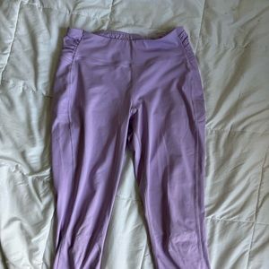 2 Pair Lavender Capris and Navy Blue leggings